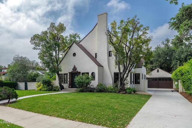 2384 E Orange Grove Blvd, Pasadena, CA 91104 - view of front facade with a gate and stucco siding