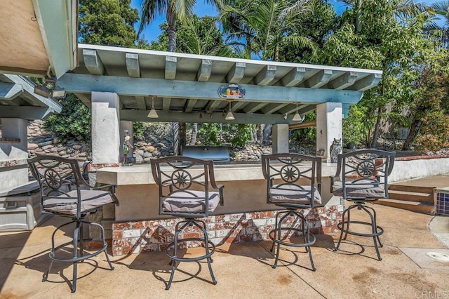 1923 Hidden Mesa Rd, El Cajon, CA 92019 - view of patio featuring a gazebo