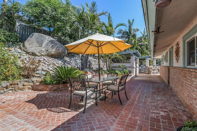 1923 Hidden Mesa Rd, El Cajon, CA 92019 - view of patio / terrace with outdoor dining area