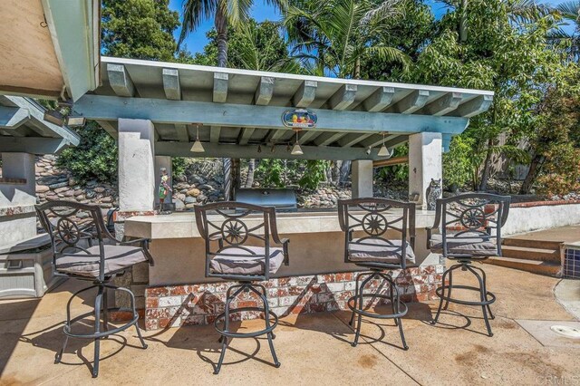 1923 Hidden Mesa Rd, El Cajon, CA 92019 - view of patio with a gazebo and area for grilling