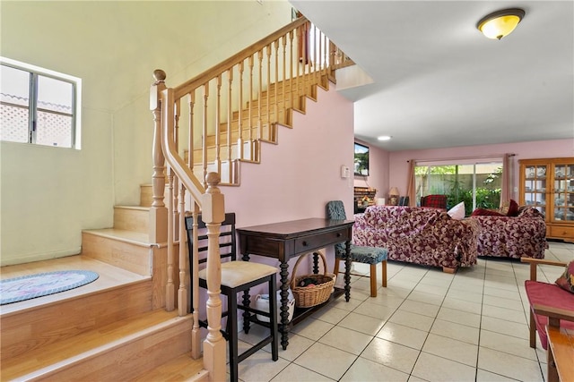 11889 Gale Ave, Hawthorne, CA 90250 - staircase featuring tile patterned floors