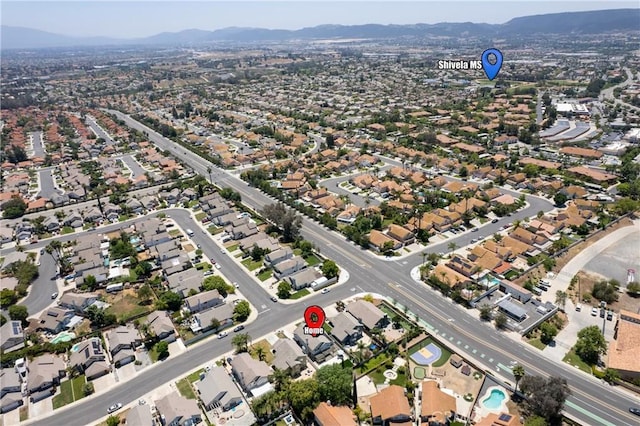 39985 Falcon Way, Murrieta, CA 92562 - aerial view of property's location with mountains and nearby suburban area