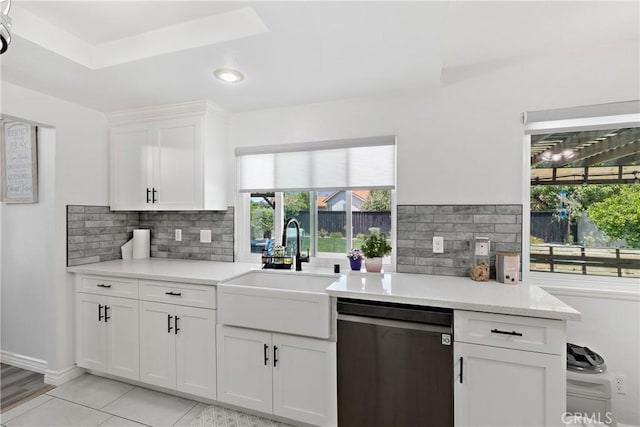 39985 Falcon Way, Murrieta, CA 92562 - kitchen with dishwasher, a sink, healthy amount of natural light, light countertops, and recessed lighting