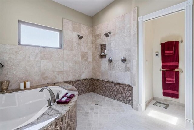 3352 Studio Dr, Cayucos, CA 93430 - full bath featuring a garden tub and tiled shower