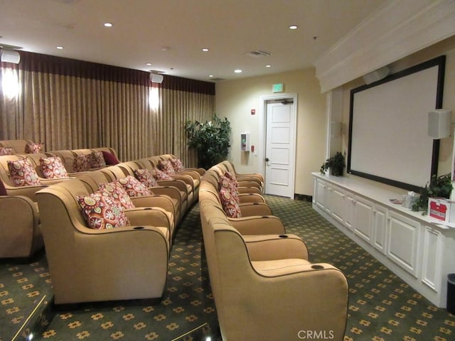 200 Janzen Way, Hemet, CA 92545 - carpeted home theater featuring recessed lighting