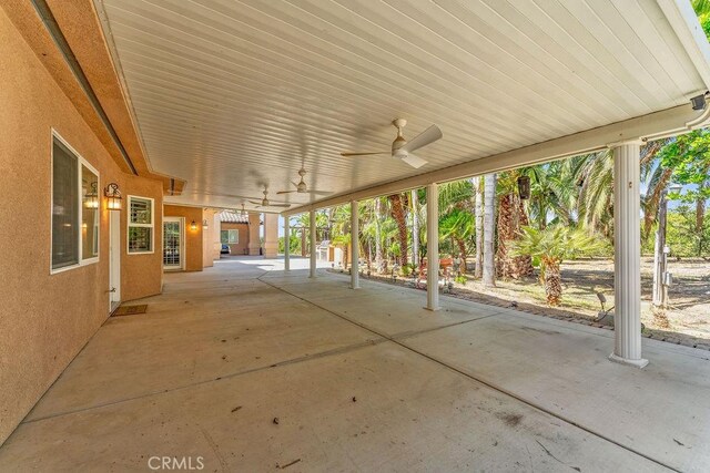 2189 Myers St, Riverside, CA 92503 - view of patio with ceiling fan