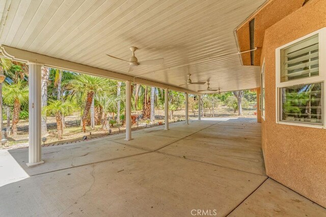 2189 Myers St, Riverside, CA 92503 - view of patio / terrace featuring ceiling fan