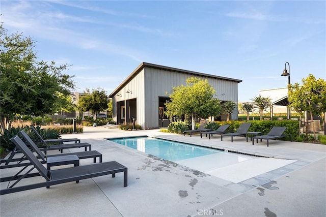 4745 S Mae Way, Ontario, CA 91762 - outdoor pool featuring a patio area