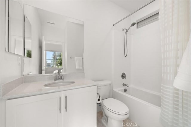 4745 S Mae Way, Ontario, CA 91762 - bathroom featuring shower / tub combo, toilet, and vanity