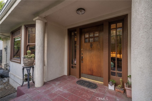 125 W 11th St, Claremont, CA 91711 - property entrance featuring stucco siding and a porch