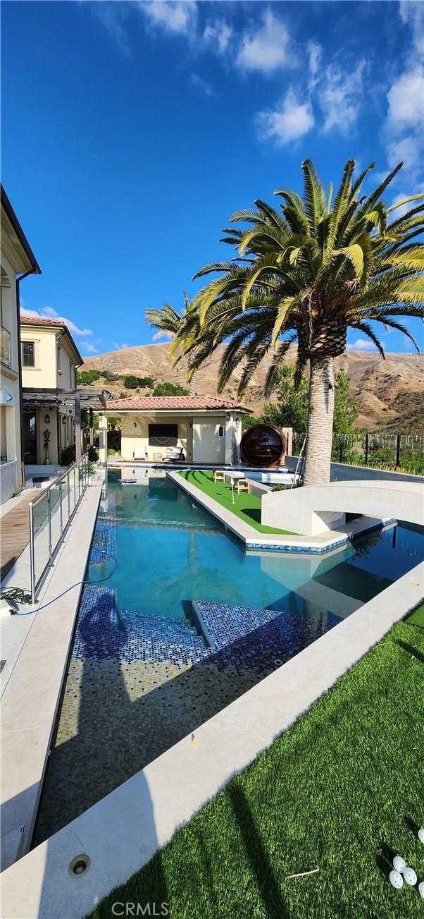 116 Clear Fls, Irvine, CA 92602 - view of swimming pool featuring a mountain view