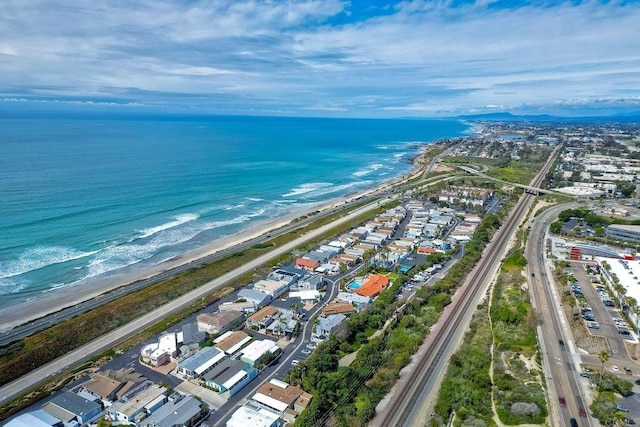 6496 Friendly Pl, Carlsbad, CA 92011 - aerial view of property's location with unending shoreline and nearby suburban area