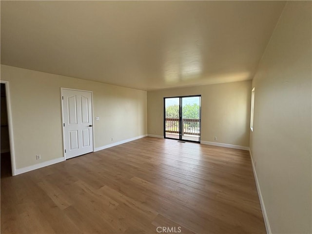 12070 Rideout Way, Whittier, CA 90601 - unfurnished room featuring wood finished floors and baseboards