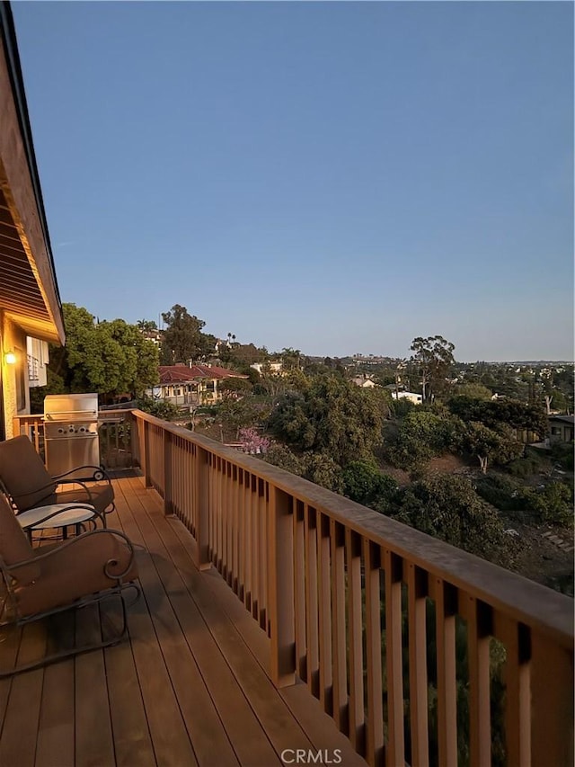 12070 Rideout Way, Whittier, CA 90601 - deck featuring a grill