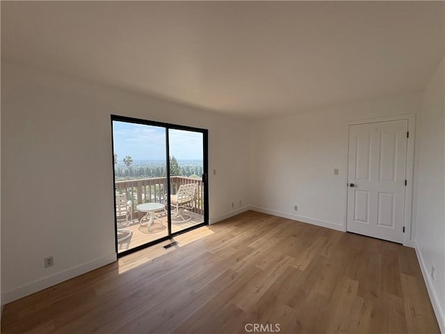 12070 Rideout Way, Whittier, CA 90601 - unfurnished room featuring light wood-style flooring and baseboards