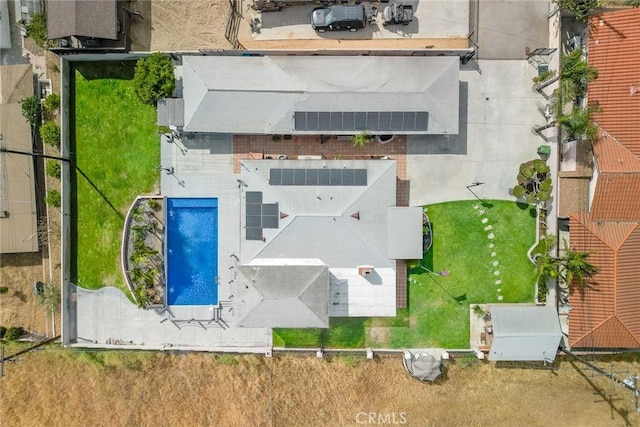 724 Forestview Ave, La Puente, CA 91746 - view from above of property featuring a pool