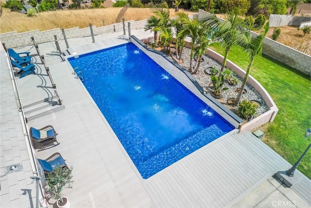 724 Forestview Ave, La Puente, CA 91746 - view of swimming pool with a fenced backyard