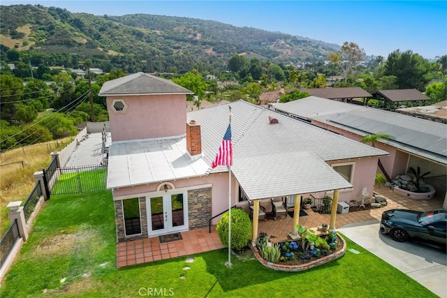 724 Forestview Ave, La Puente, CA 91746 - aerial view of property and surrounding area featuring mountains