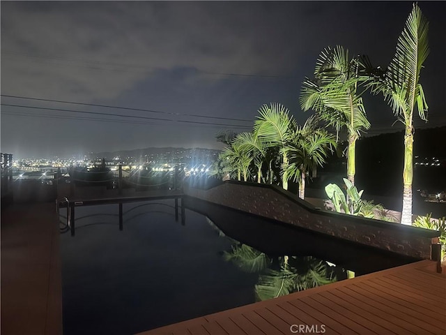 724 Forestview Ave, La Puente, CA 91746 - view of pool at twilight