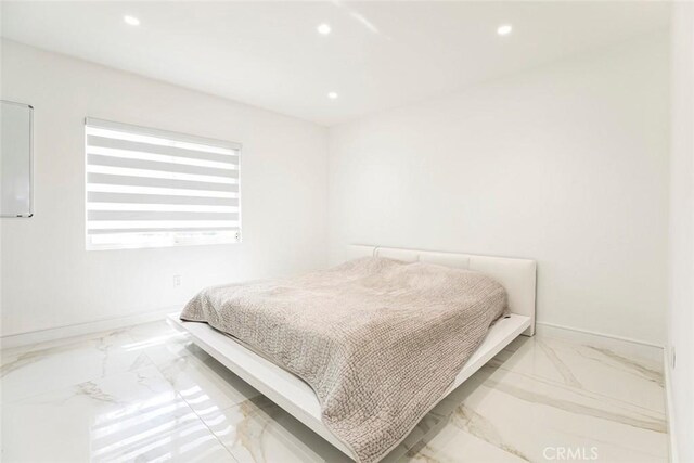 12410 Mclennan Ave, Granada Hills, CA 91344 - bedroom featuring marble finish flooring and recessed lighting