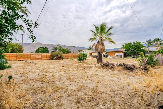 502 S Rosario Ave, San Jacinto, CA 92583 - view of yard featuring a mountain view
