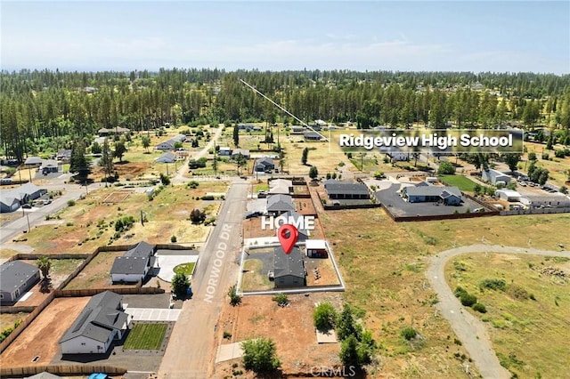 1863 Norwood Dr, Paradise, CA 95969 - aerial perspective of suburban area