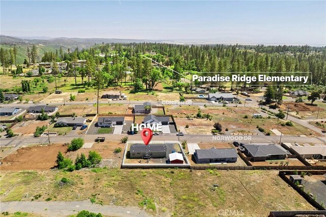 1863 Norwood Dr, Paradise, CA 95969 - bird's eye view of a forest
