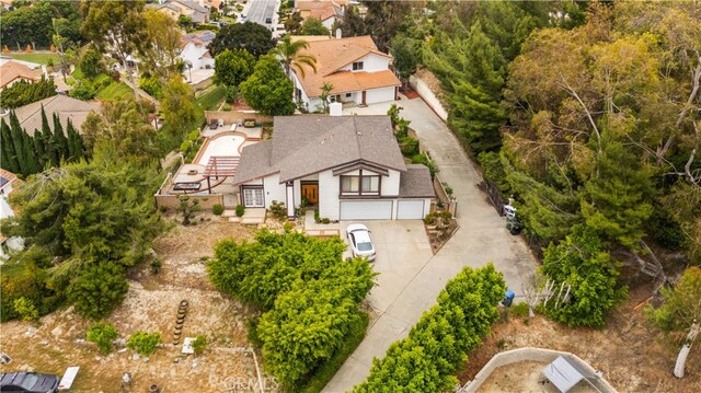 17585 Candela Dr, Rowland Heights, CA 91748 - view from above of property