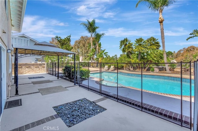 24851 Via Santa Cruz, Mission Viejo, CA 92692 - view of swimming pool with a gazebo and a patio area