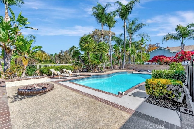 24851 Via Santa Cruz, Mission Viejo, CA 92692 - view of pool with a patio area and a fenced backyard