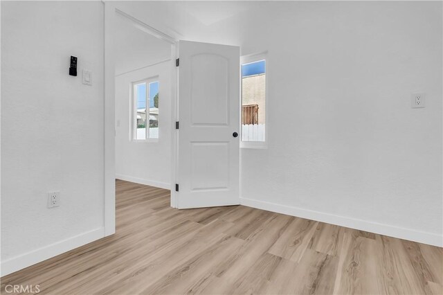 3140 Pluma St, Lynwood, CA 90262 - spare room featuring baseboards and light wood-style flooring
