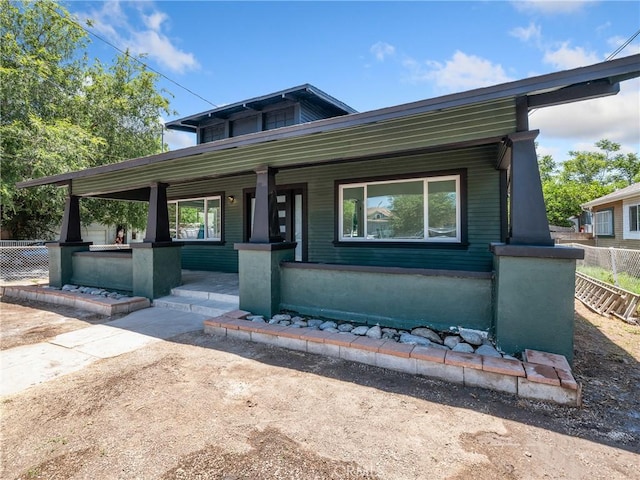 257 W 11th St, San Bernardino, CA 92410 - view of front of house featuring covered porch