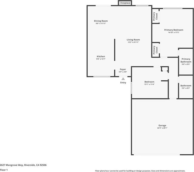 2627 Mangrove Way, Riverside, CA 92506 - home floor plan