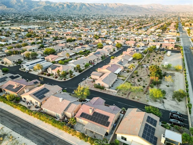 65565 Acoma Ave Unit 1, Desert Hot Springs, CA 92240 - aerial view of property and surrounding area with mountains and nearby suburban area