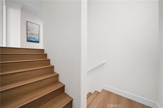 4431 W 138th St Unit B, Hawthorne, CA 90250 - stairway featuring attic access