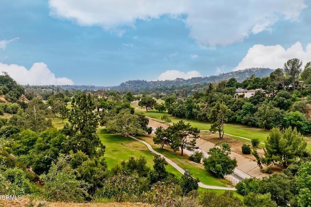 2025 Rosemont Ave Unit 2, Pasadena, CA 91103 - bird's eye view of a local golf course and mountains