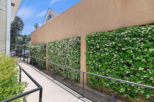 3845 10th St, Riverside, CA 92501 - view of patio featuring a balcony