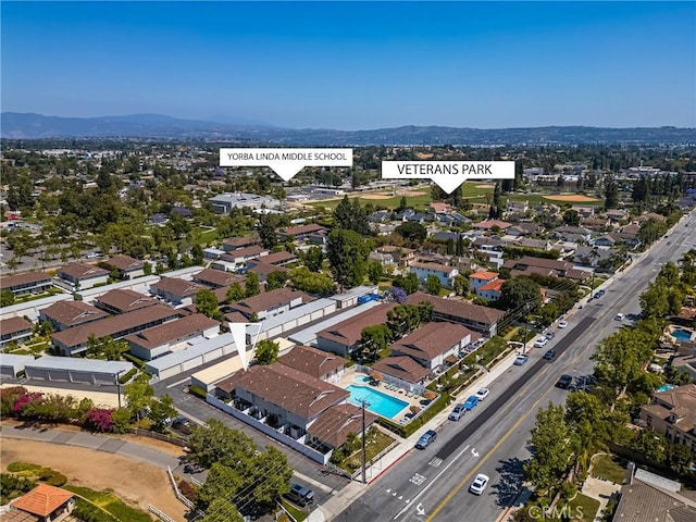 4514 Jamestown, Yorba Linda, CA 92886 - drone / aerial view of a mountain backdrop