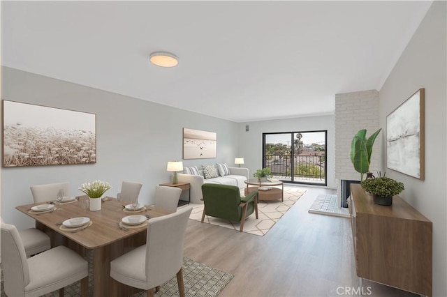 900 Cedar St Unit 308, El Segundo, CA 90245 - dining space featuring light wood-style flooring