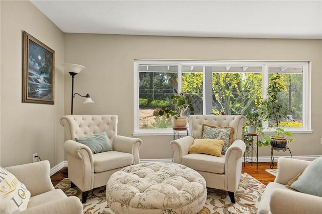1330 S Center St, Redlands, CA 92373 - sitting room with baseboards and wood finished floors