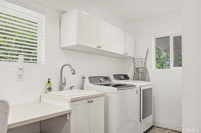 1330 S Center St, Redlands, CA 92373 - laundry area featuring washer and dryer and cabinet space