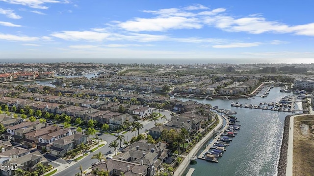 1315 Donegal Way, Oxnard, CA 93035 - aerial view of property's location featuring a large body of water and nearby suburban area