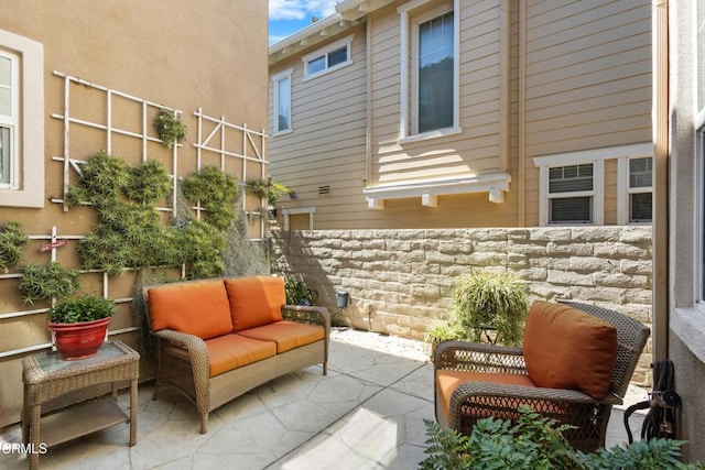 1315 Donegal Way, Oxnard, CA 93035 - view of patio featuring an outdoor living space