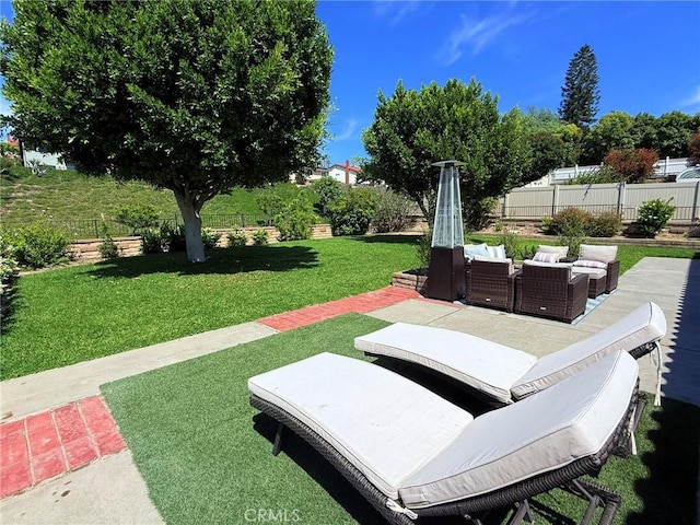 26871 Recodo Ln, Mission Viejo, CA 92691 - view of yard featuring an outdoor living space and a patio