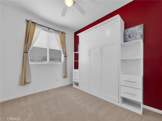 12347 N Aragon Way, Sylmar, CA 91342 - unfurnished bedroom with carpet flooring, baseboards, and ceiling fan