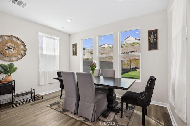 28709 Wildflower, Castaic, CA 91384 - dining room featuring wood finished floors and baseboards