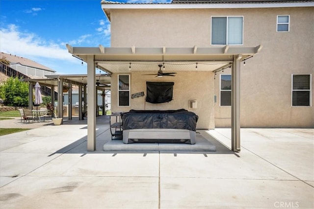 19454 Copper Ridge St, Perris, CA 92570 - view of patio / terrace with a ceiling fan