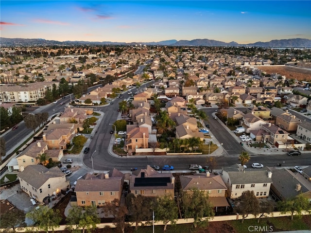 13279 Coffeetree St, Moreno Valley, CA 92553 - aerial overview of property's location with nearby suburban area and a mountainous background