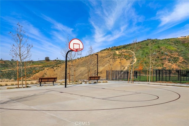 24190 Evesong Dr, Corona, CA 92883 - view of basketball court featuring community basketball court and a mountain view