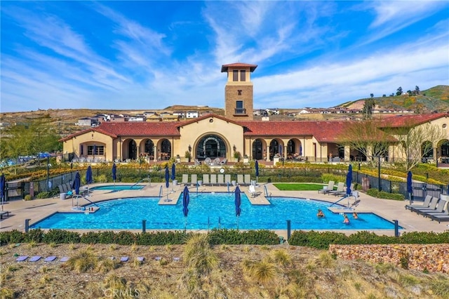 24190 Evesong Dr, Corona, CA 92883 - community pool featuring a patio